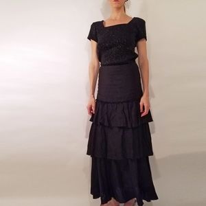 sparkle square neck tee